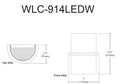 DAINOLITE LTD. WLC-914LEDW-MB 7046379a-d6b4-40d9-b2bc-eb45727241db