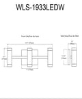 DAINOLITE, WILSON WALL VANITY, VANITY LIGHT
