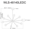 DAINOLITE, WILSON HANGING CHANDELIER, CHANDELIER LIGHT