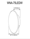 DAINOLITE, WENONA WALL DECORATIVE, WALL SCONCES