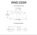 DAINOLITE, WENDA WALL DECORATIVE, WALL SCONCES