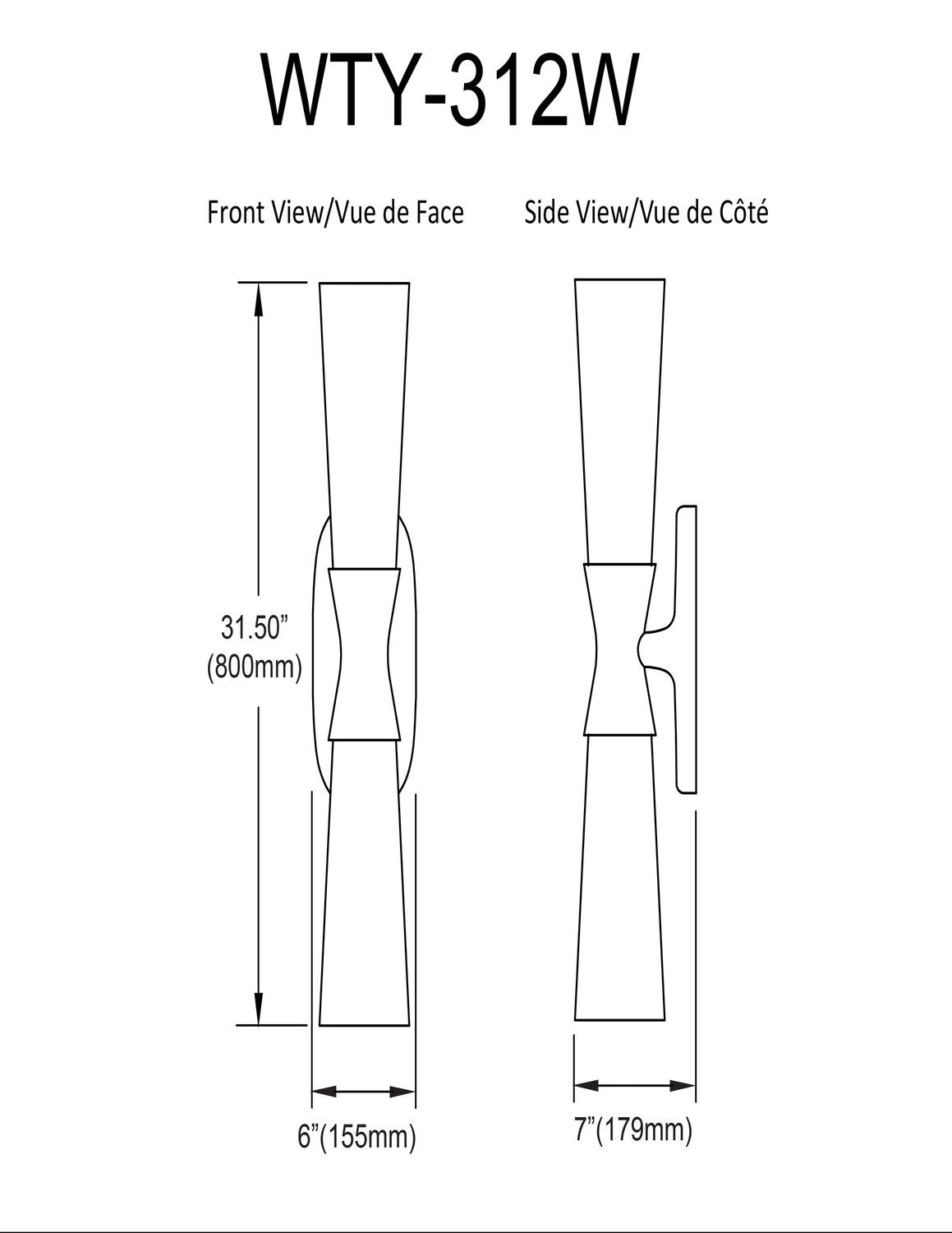 DAINOLITE, WHITNEY WALL DECORATIVE, WALL SCONCES