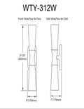 DAINOLITE, WHITNEY WALL DECORATIVE, WALL SCONCES