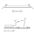 DALS, EXCEL PANEL LIGHT, FLUSH MOUNT CEILING LIGHTS