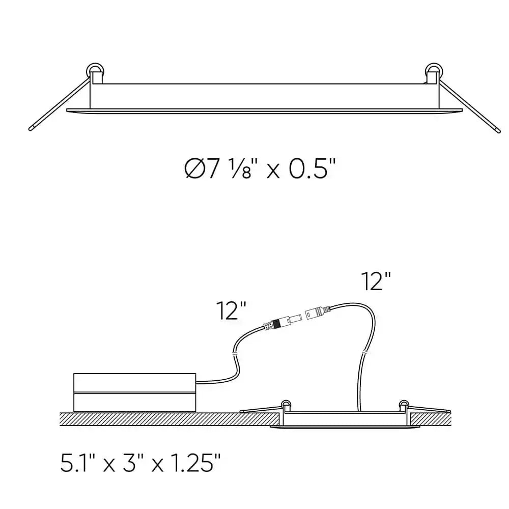 DALS, EXCEL PANEL LIGHT, FLUSH MOUNT CEILING LIGHTS