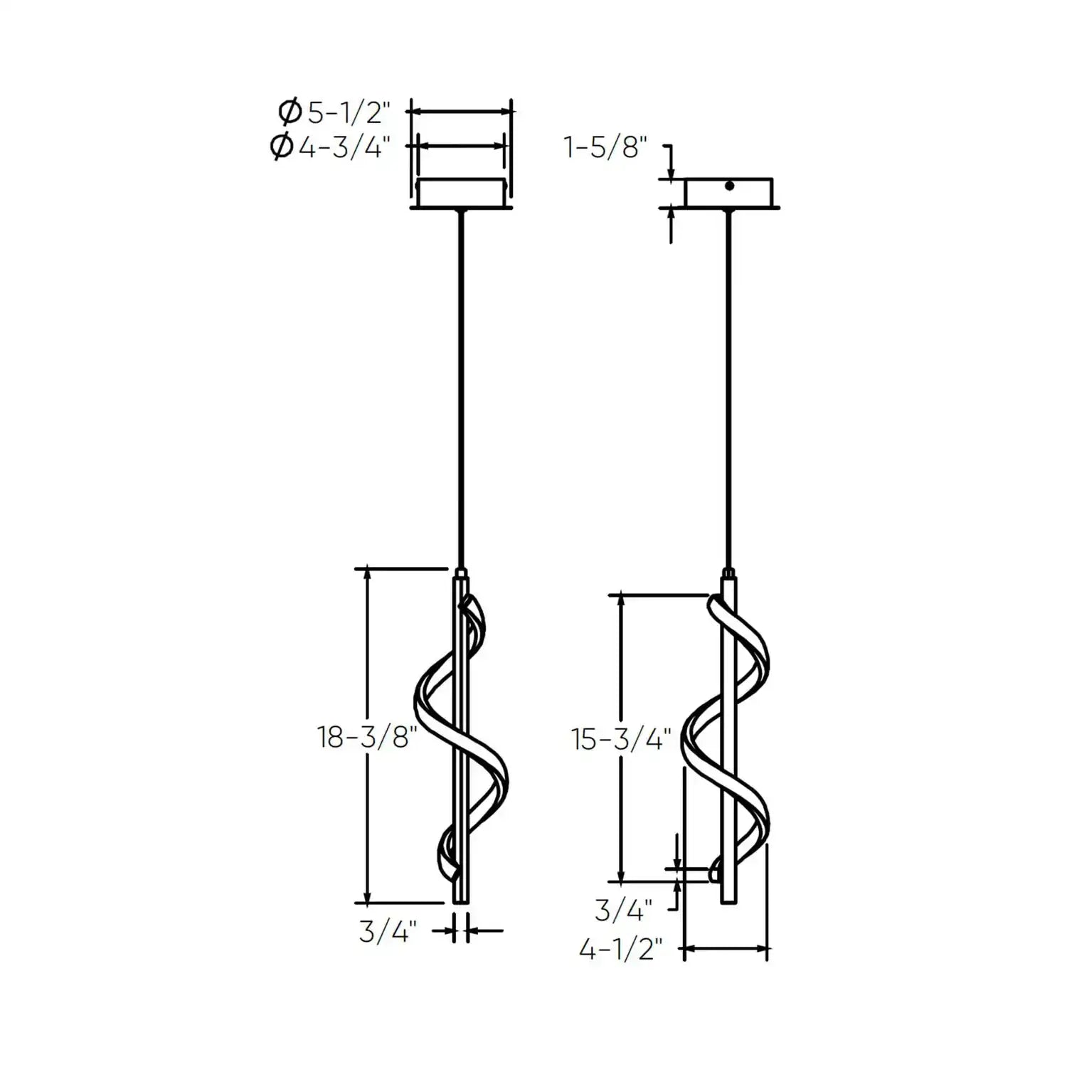 DALS, SPIN PENDANT, PENDANT LIGHT