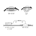DALS, PIVOT GIMBAL LIGHT, FLUSH MOUNT CEILING LIGHTS