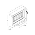 DALS, HORIZON FLOOD LIGHT, OUTDOOR WALL LIGHTS