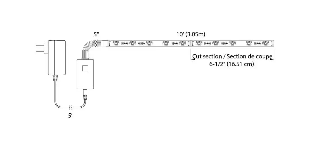 DALS GLOW STRIP LIGHT - Task