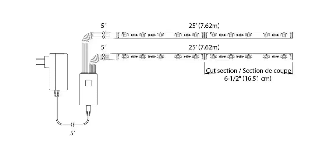 DALS GLOW STRIP LIGHT - Task