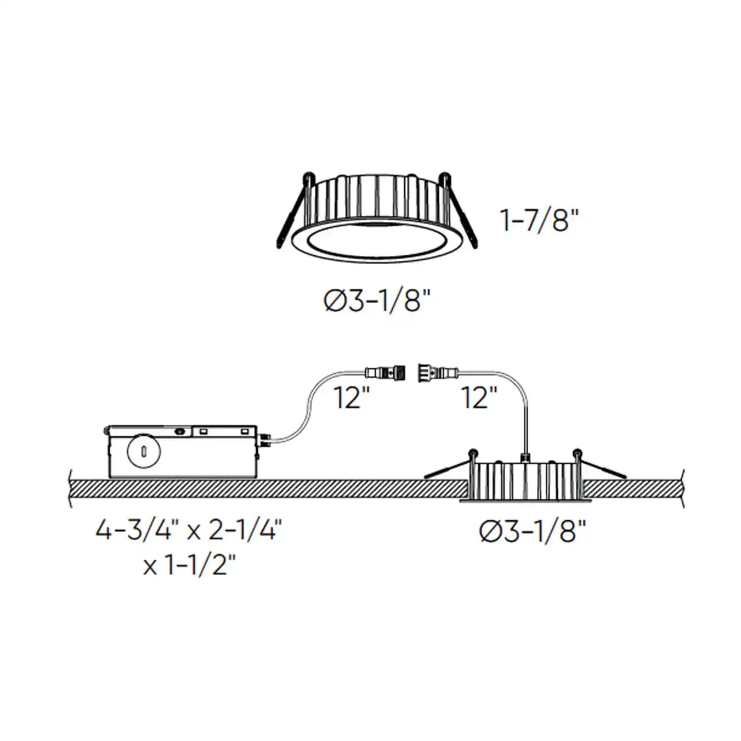 DALS, NOTCH PANEL LIGHT, FLUSH MOUNT CEILING LIGHTS