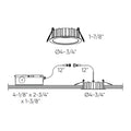 DALS, NOTCH PANEL LIGHT, FLUSH MOUNT CEILING LIGHTS