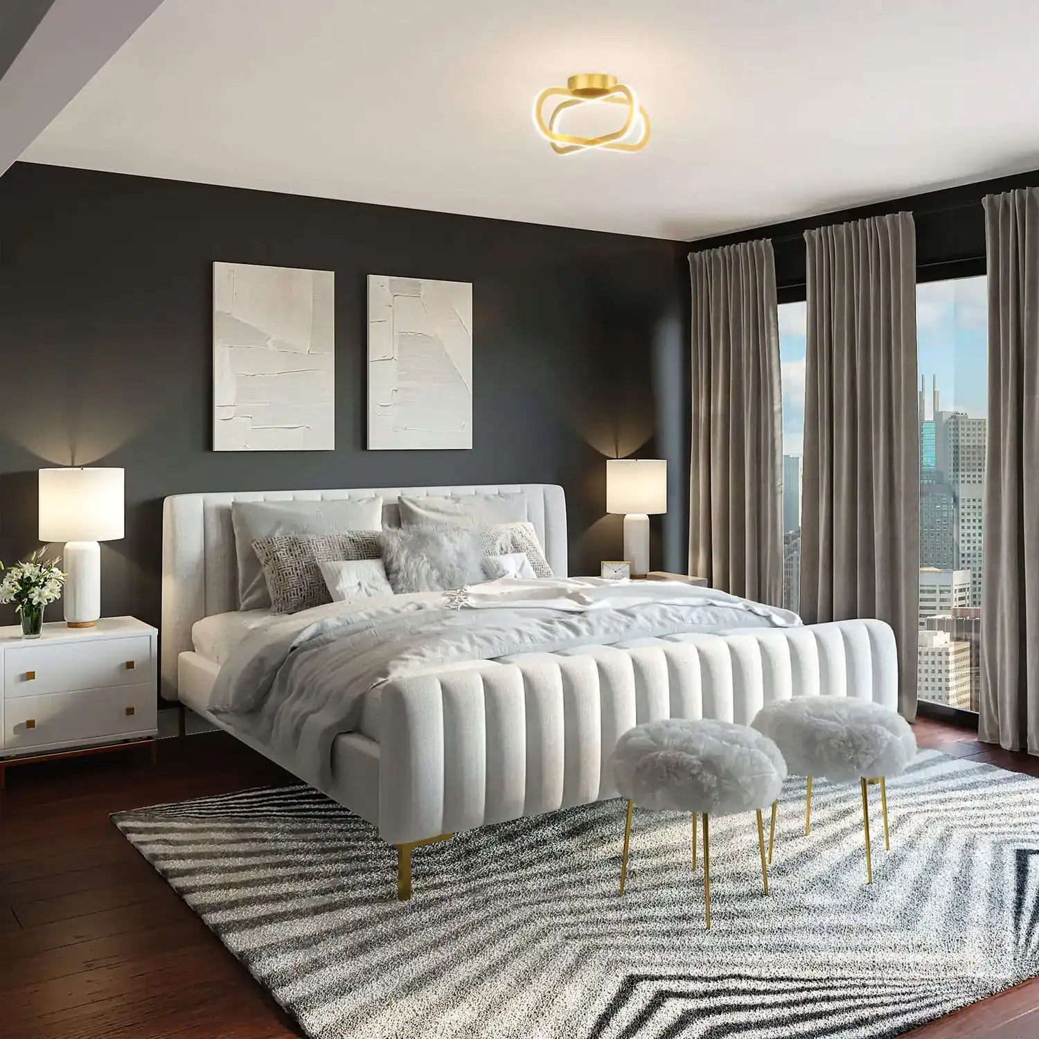 DALS, ATOM LIGHT, FLUSH MOUNT CEILING LIGHTS