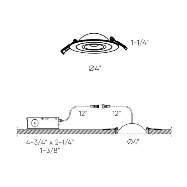 DALS, PIVOT GIMBAL LIGHT, FLUSH MOUNT CEILING LIGHTS