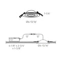 DALS, PIVOT GIMBAL LIGHT, FLUSH MOUNT CEILING LIGHTS