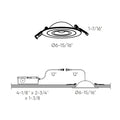 DALS, PIVOT GIMBAL LIGHT, FLUSH MOUNT CEILING LIGHTS