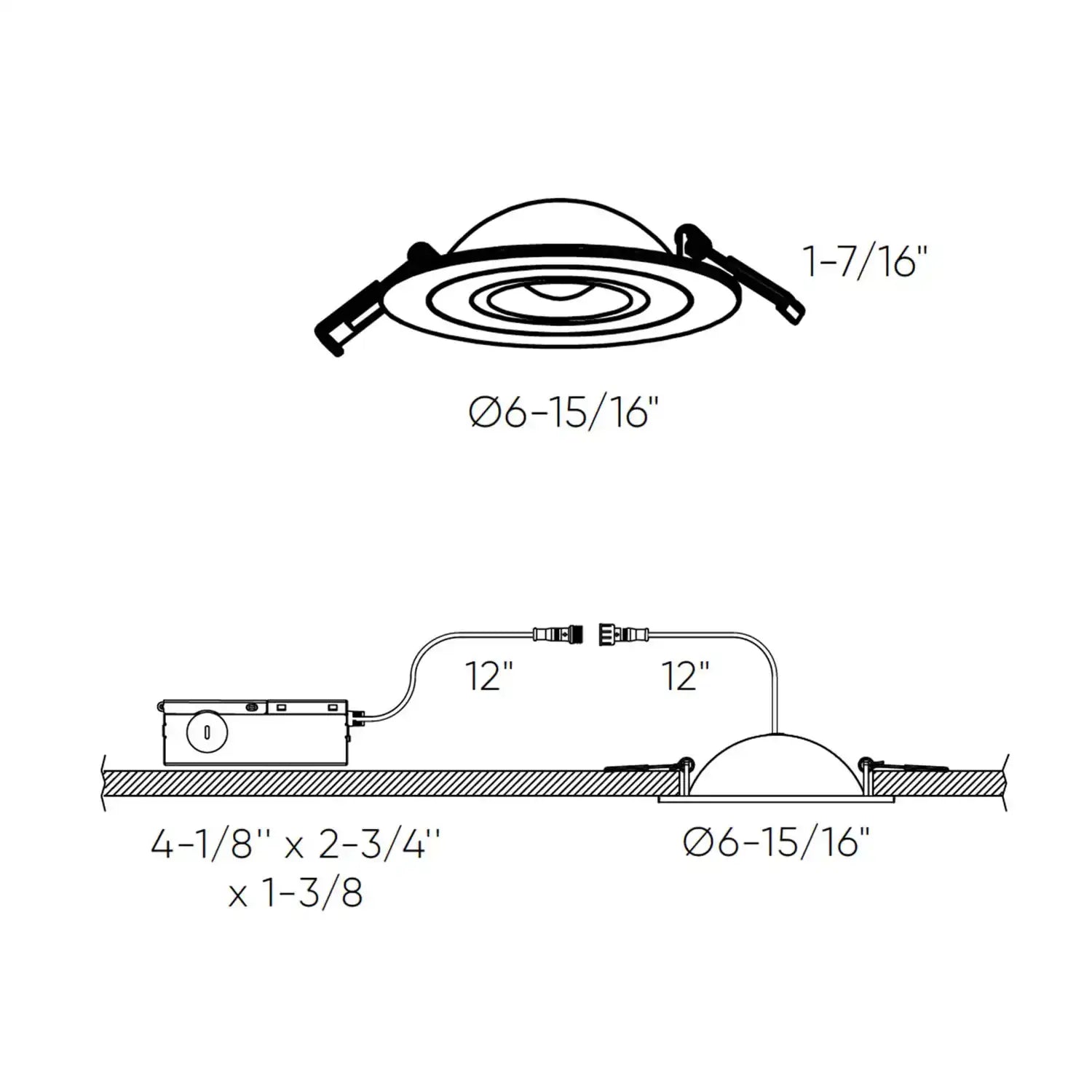 DALS, PIVOT GIMBAL LIGHT, FLUSH MOUNT CEILING LIGHTS 