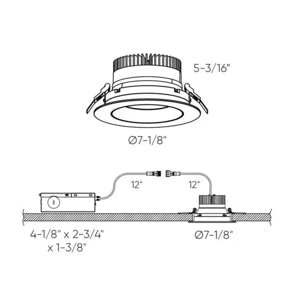 DALS, REVOLVE GIMBAL LIGHT, FLUSH MOUNT CEILING LIGHTS