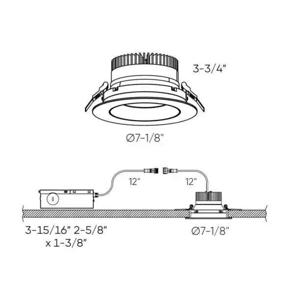 DALS, REVOLVE GIMBAL LIGHT, FLUSH MOUNT CEILING LIGHTS
