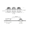 DALS, REVOLVE GIMBAL LIGHT, FLUSH MOUNT CEILING LIGHTS