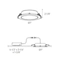 DALS, FUSION GIMBAL LIGHT, FLUSH MOUNT CEILING LIGHTS