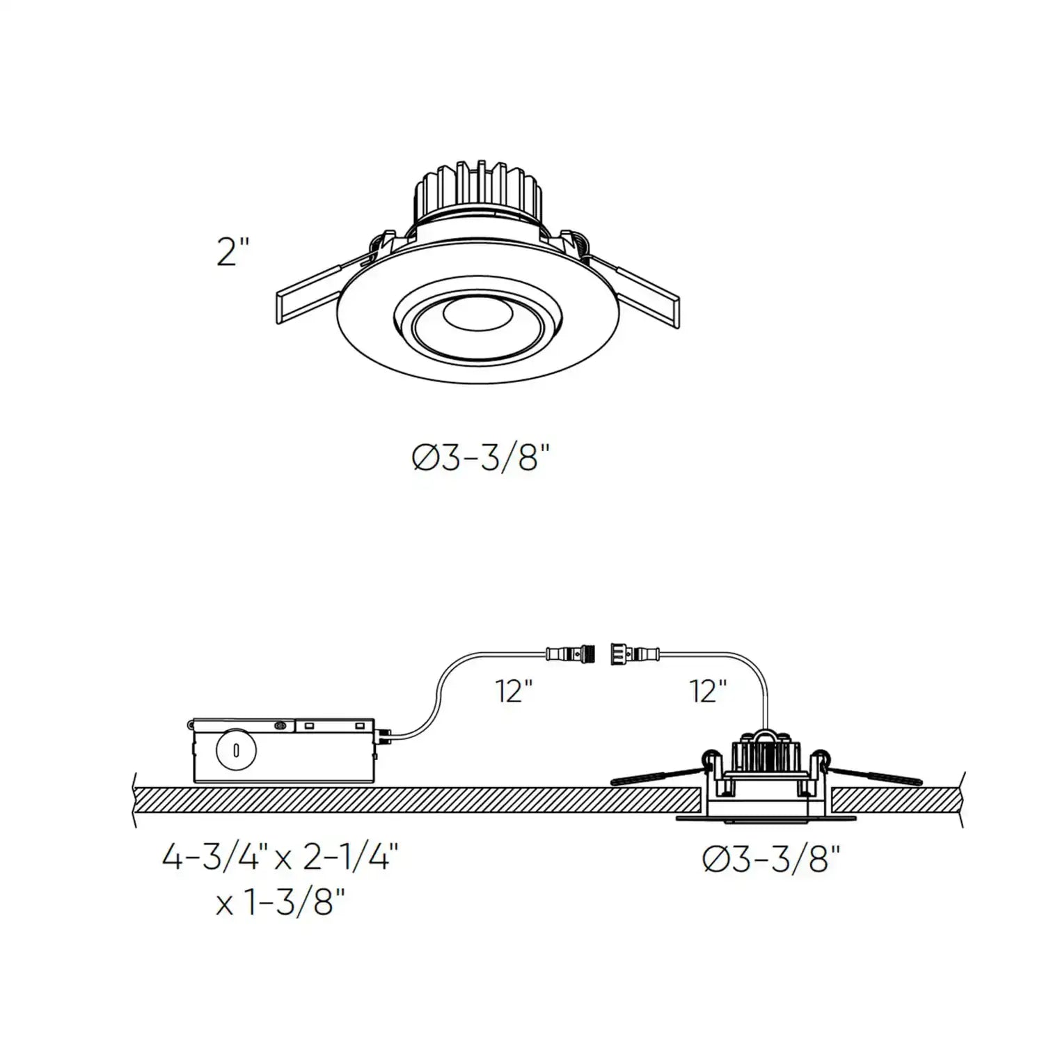 DALS, SCOPE GIMBAL LIGHT, FLUSH MOUNT CEILING LIGHTS