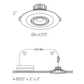 DALS, SCOPE GIMBAL LIGHT, FLUSH MOUNT CEILING LIGHTS