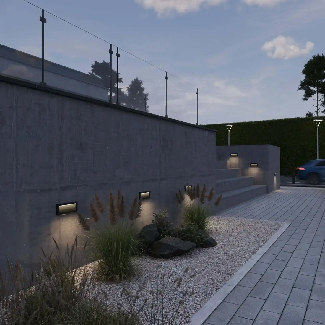 DALS, RISE STEP LIGHT, WALL SCONCES