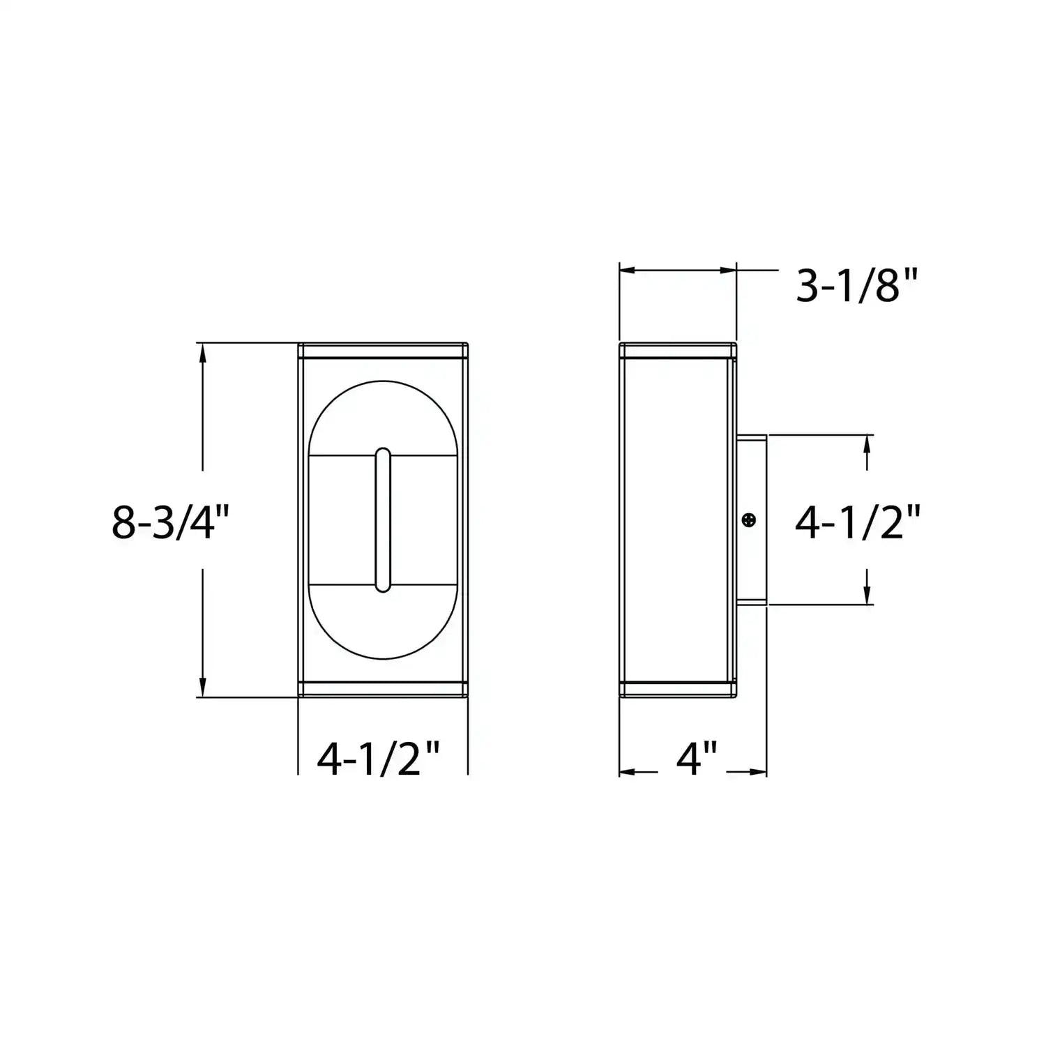 DALS, PROFILE WALL SCONCE, WALL SCONCES