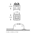 DALS, PINPOINT SPOT LIGHT, FLUSH MOUNT CEILING LIGHTS