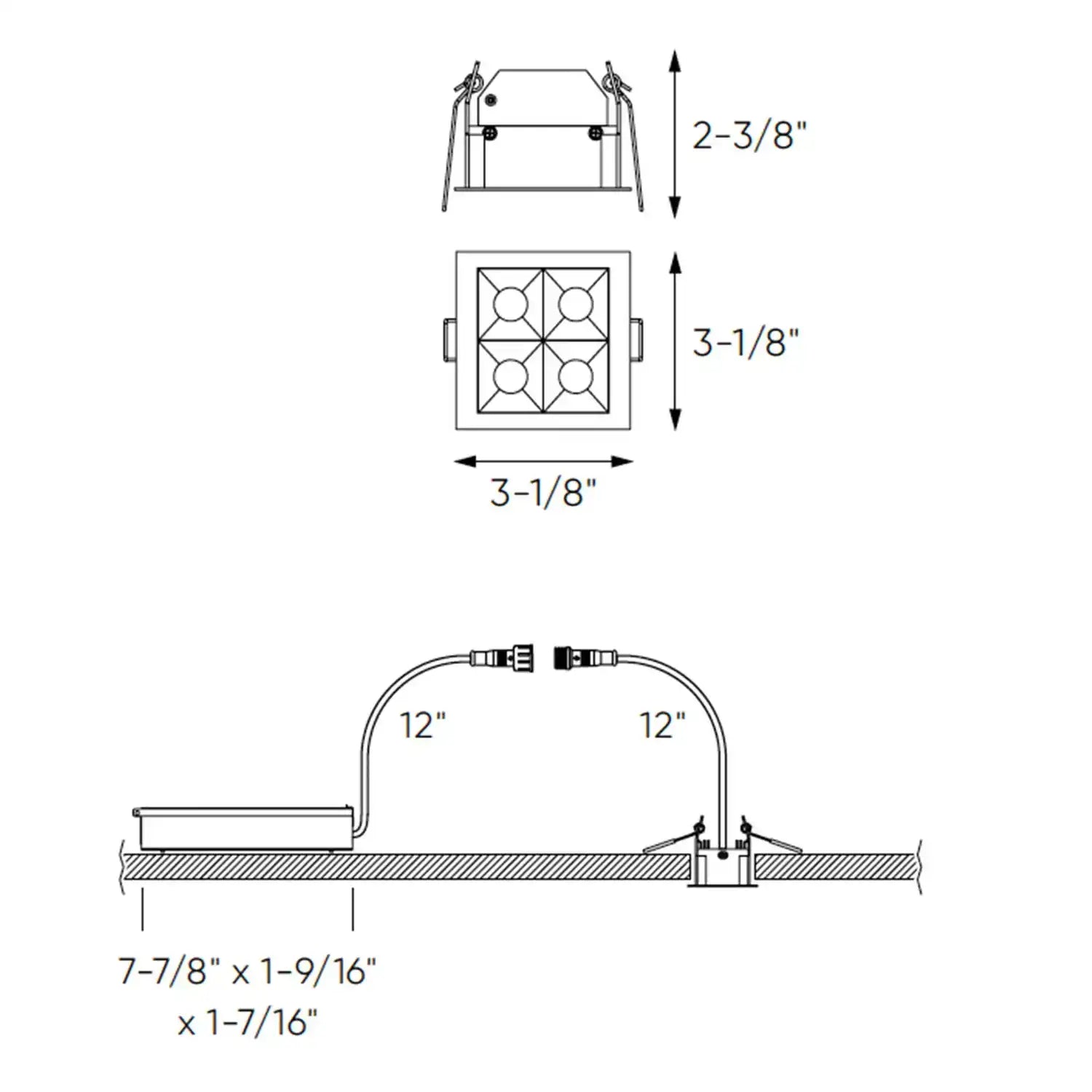 DALS, PINPOINT SPOT LIGHT, FLUSH MOUNT CEILING LIGHTS