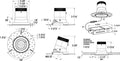 DALS, MODA GIMBAL LIGHT, FLUSH MOUNT CEILING LIGHTS