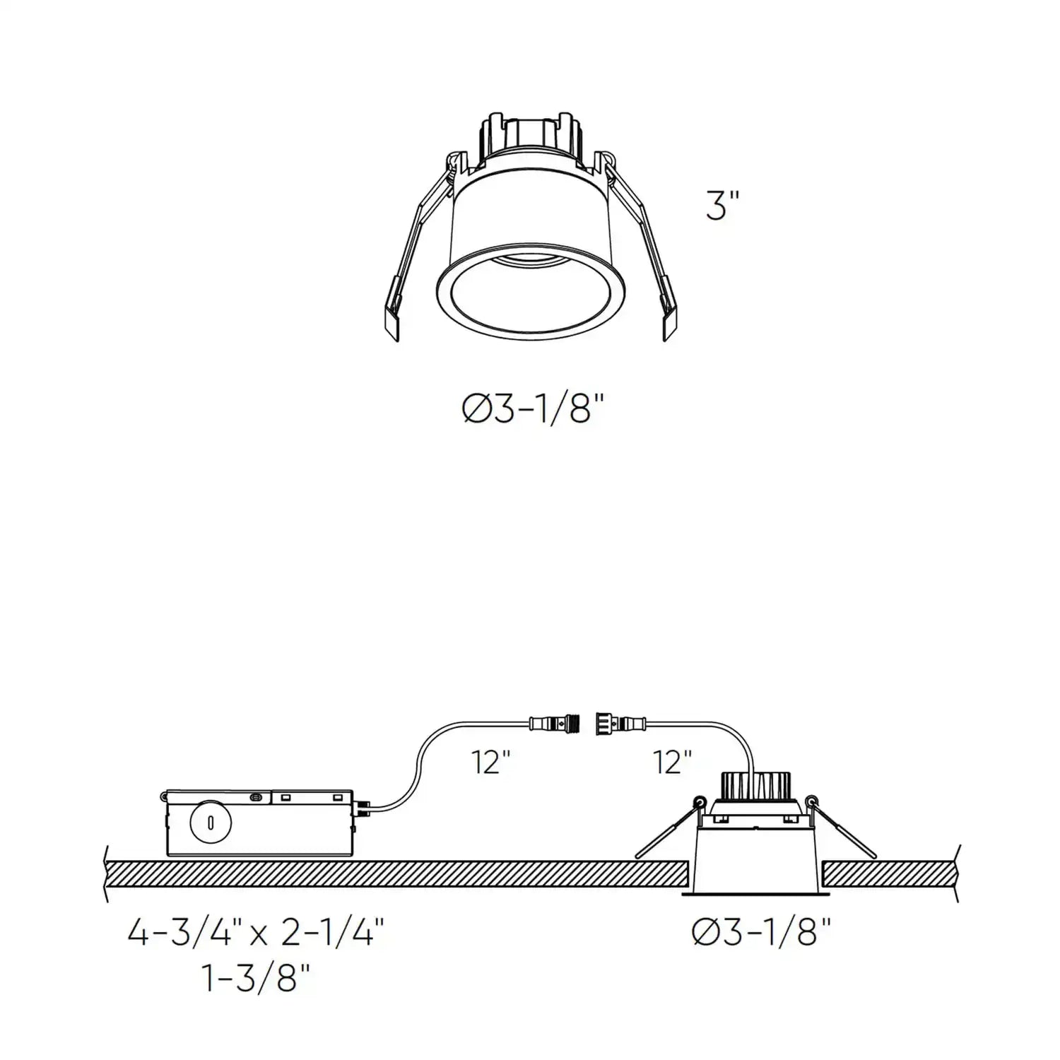 DALS, FACET GIMBAL LIGHT, FLUSH MOUNT CEILING LIGHTS