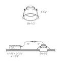 DALS, FACET GIMBAL LIGHT, FLUSH MOUNT CEILING LIGHTS