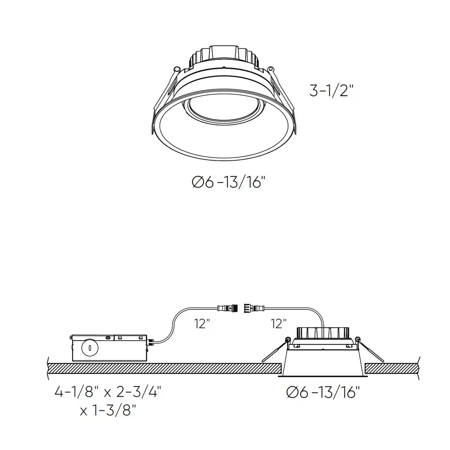 DALS, FACET GIMBAL LIGHT, FLUSH MOUNT CEILING LIGHTS