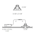 DALS, RGR REGRESSED LIGHT, FLUSH MOUNT CEILING LIGHTS