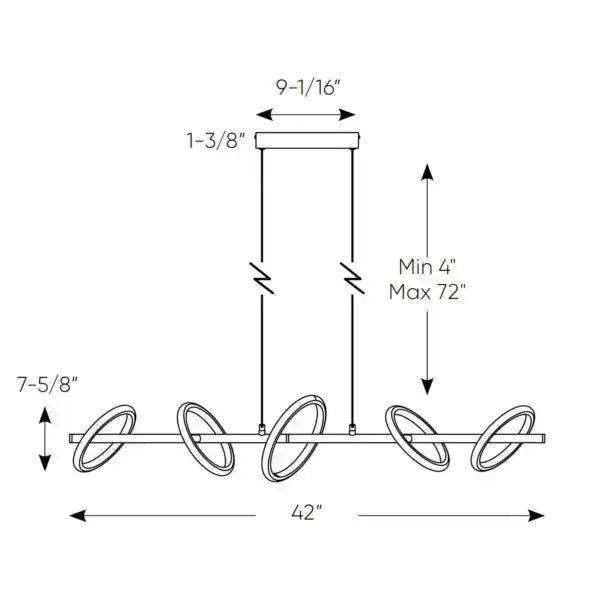 DALS, OLYMPIA FIVE PENDANT, PENDANT LIGHT