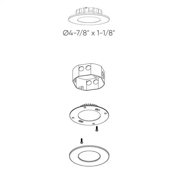 DALS, ALTER SERIES RECESSED LIGHT, FLUSH MOUNT CEILING LIGHTS