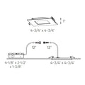 DALS, MYSTIQUE PANEL LIGHT, FLUSH MOUNT CEILING LIGHTS