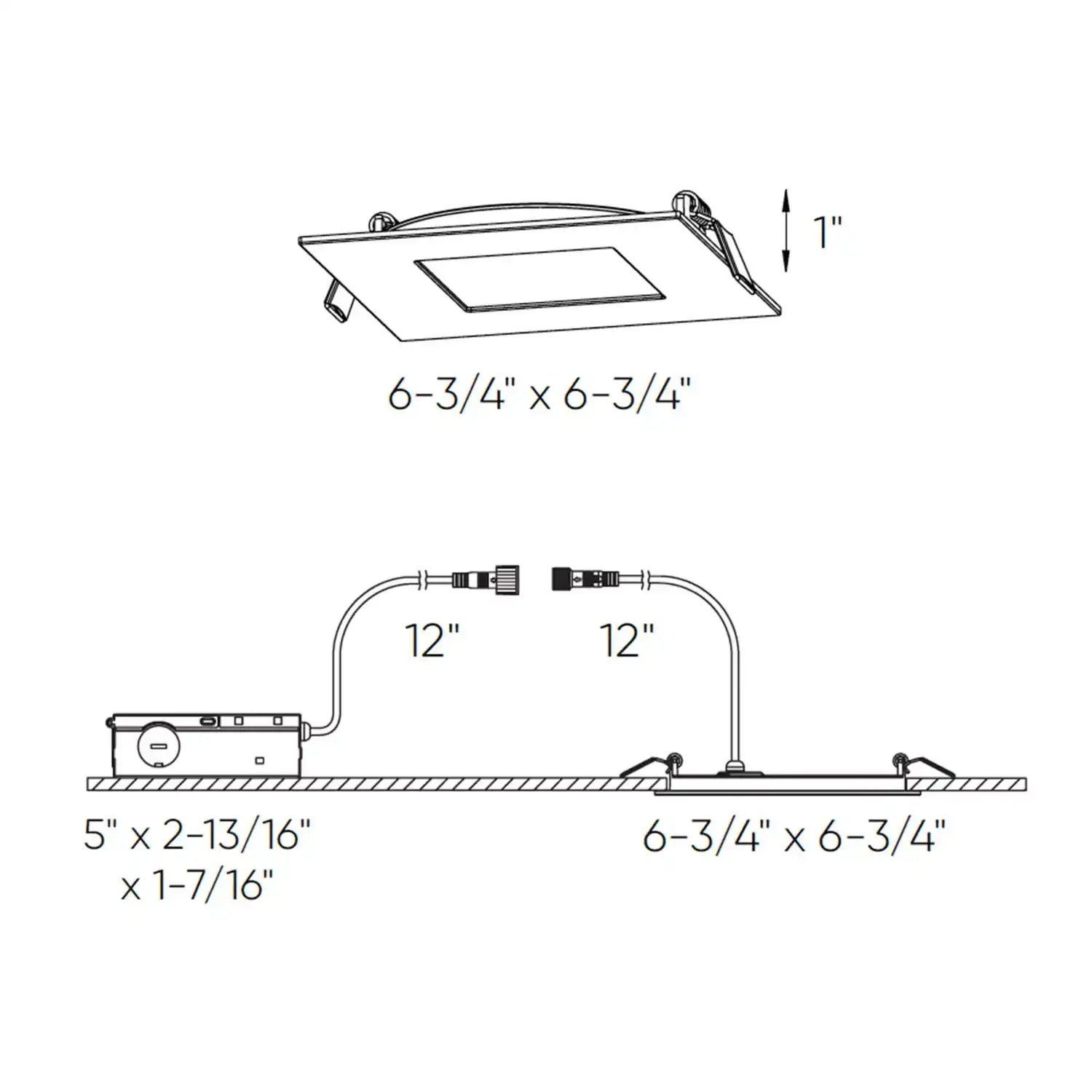 DALS, MYSTIQUE PANEL LIGHT, FLUSH MOUNT CEILING LIGHTS