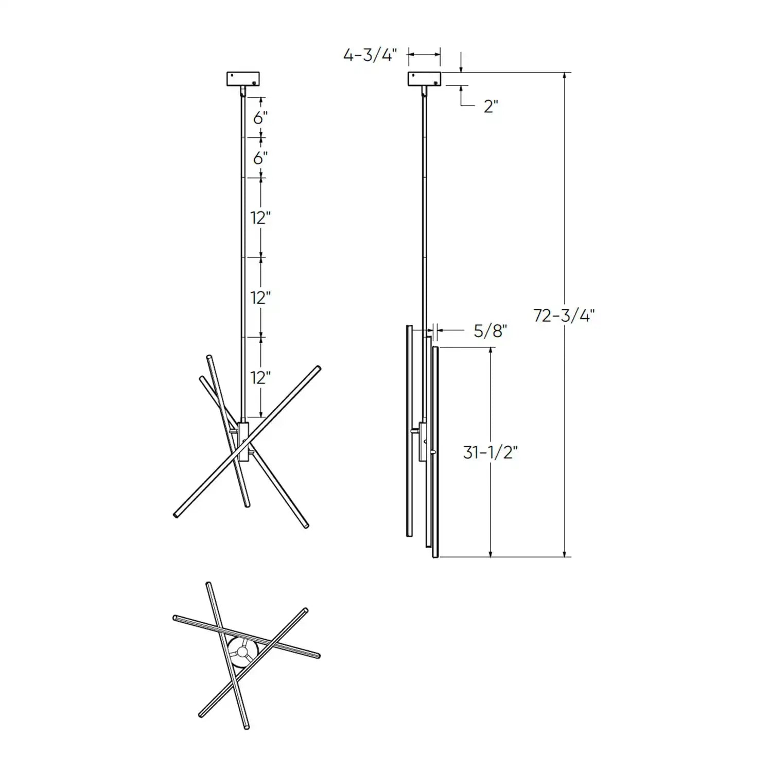 DALS, ASTERISK PENDANT, PENDANT LIGHT