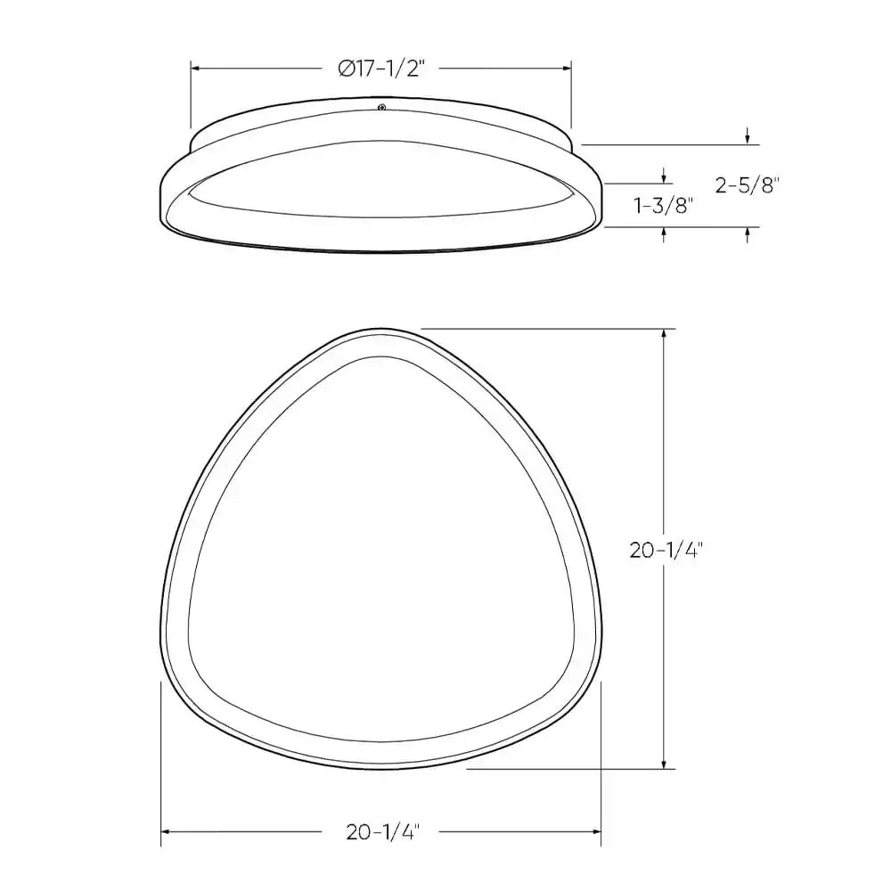 DALS, PYRA FLUSH MOUNT, FLUSH MOUNT CEILING LIGHTS 