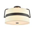 DVI, BON ECHO SEMI-FLUSH MOUNT, SEMI FLUSH MOUNT LIGHT