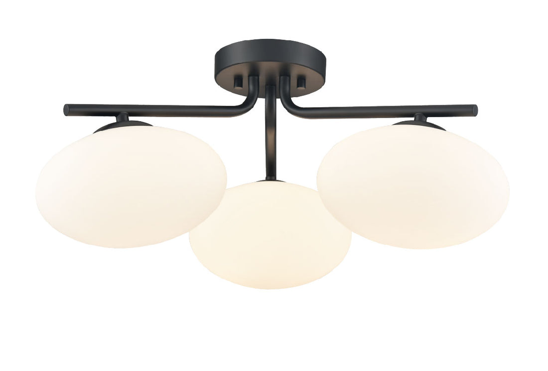 DVI, VALOUR ROAD SEMI-FLUSH MOUNT, SEMI FLUSH MOUNT LIGHT