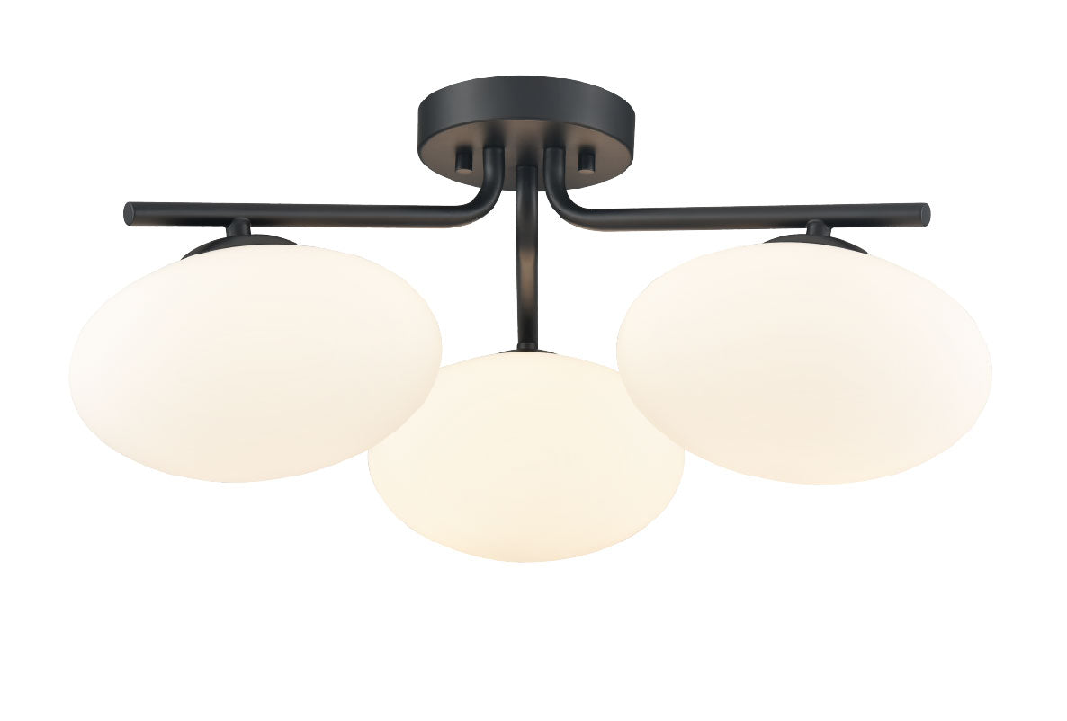 DVI, VALOUR ROAD SEMI-FLUSH MOUNT, SEMI FLUSH MOUNT LIGHT