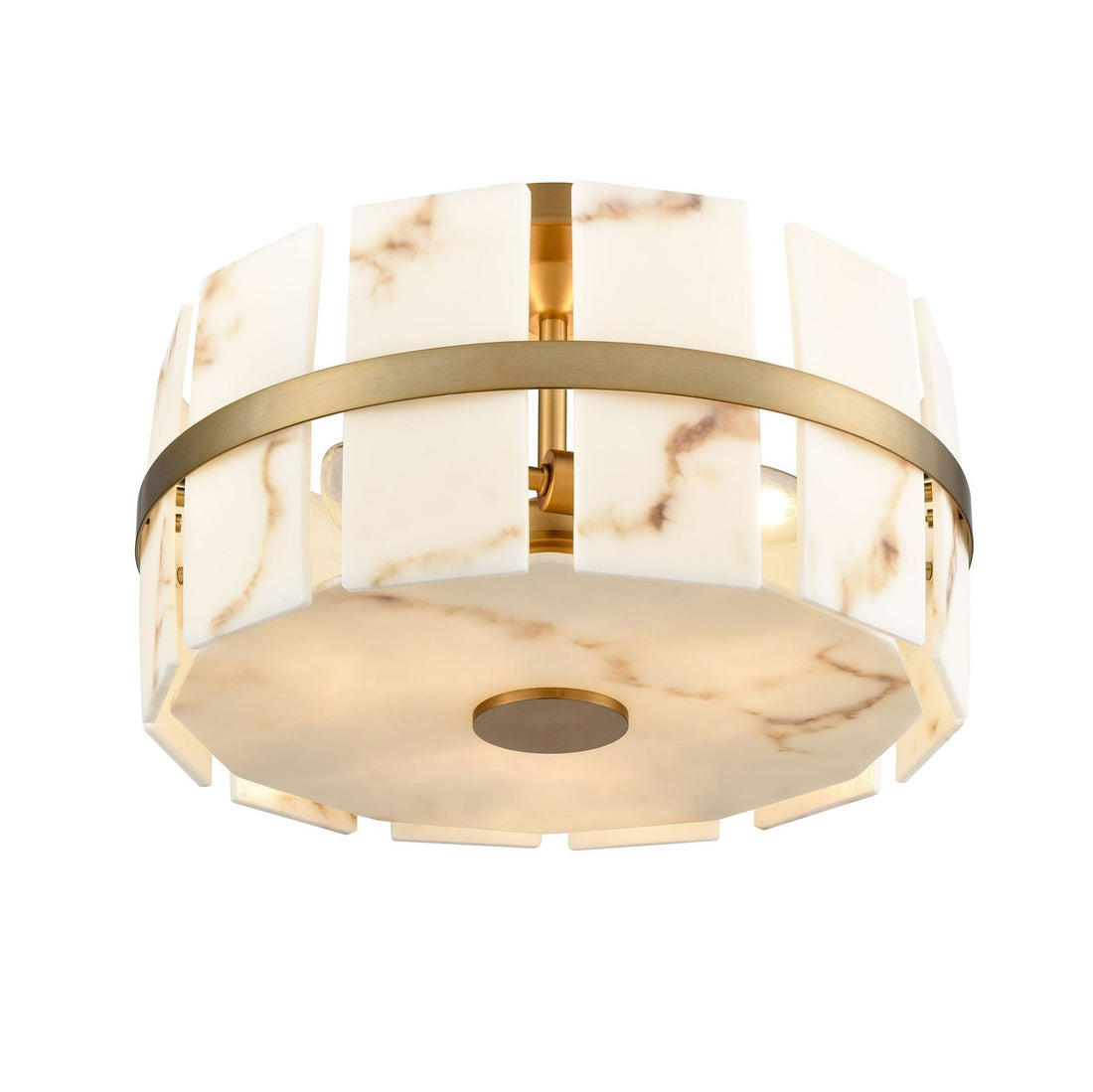 DVI, LUNA ALABASTER FLUSH MOUNT, FLUSH MOUNT CEILING LIGHTS