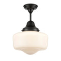 DVI, SCHOOLHOUSE SEMI-FLUSH MOUNT, SEMI FLUSH MOUNT LIGHT
