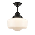 DVI, SCHOOLHOUSE SEMI-FLUSH MOUNT, SEMI FLUSH MOUNT LIGHT
