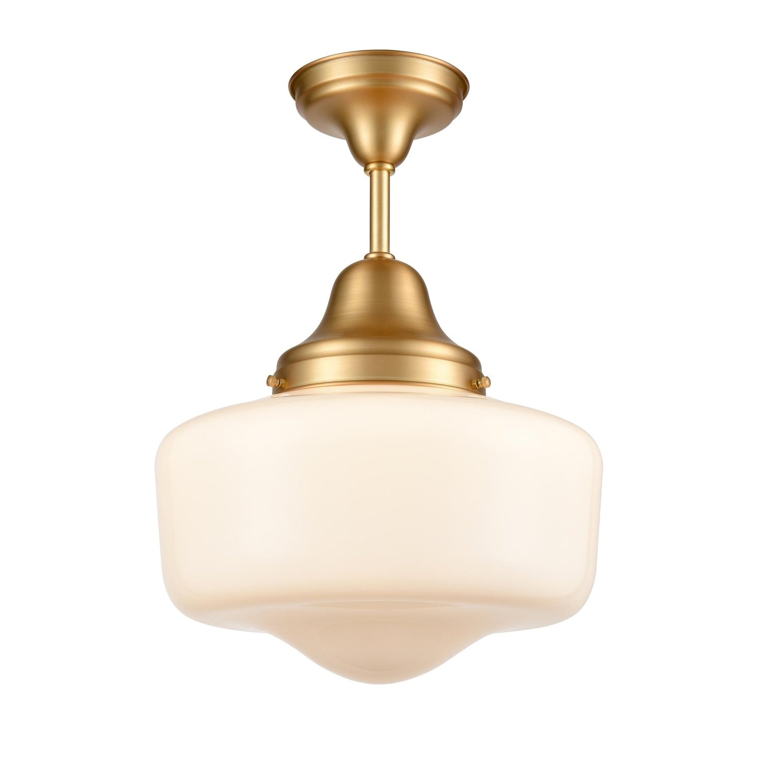 DVI, SCHOOLHOUSE SEMI-FLUSH MOUNT, SEMI FLUSH MOUNT LIGHT