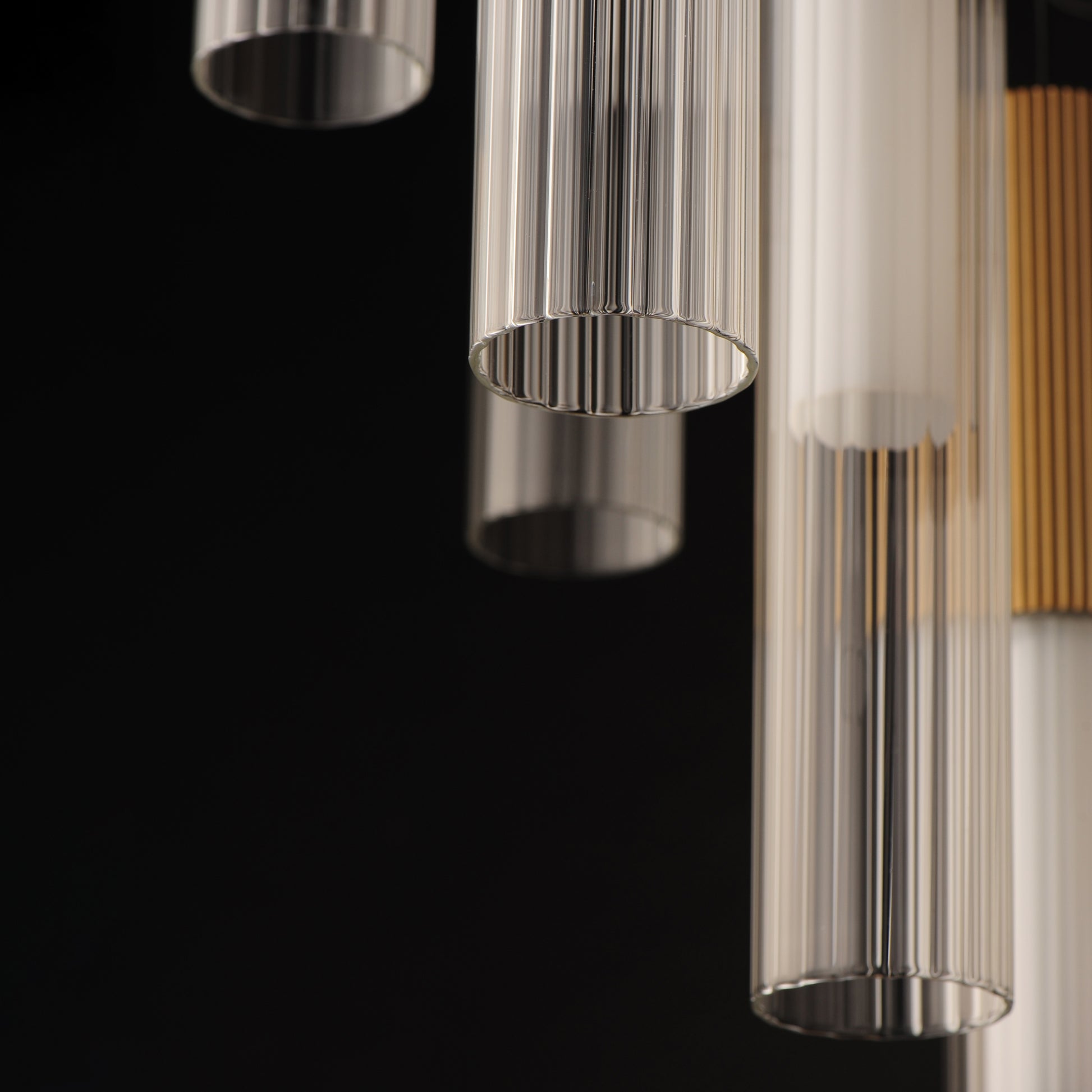 ET2, REEDS-MULTI-LIGHT PENDANT, CHANDELIER LIGHT